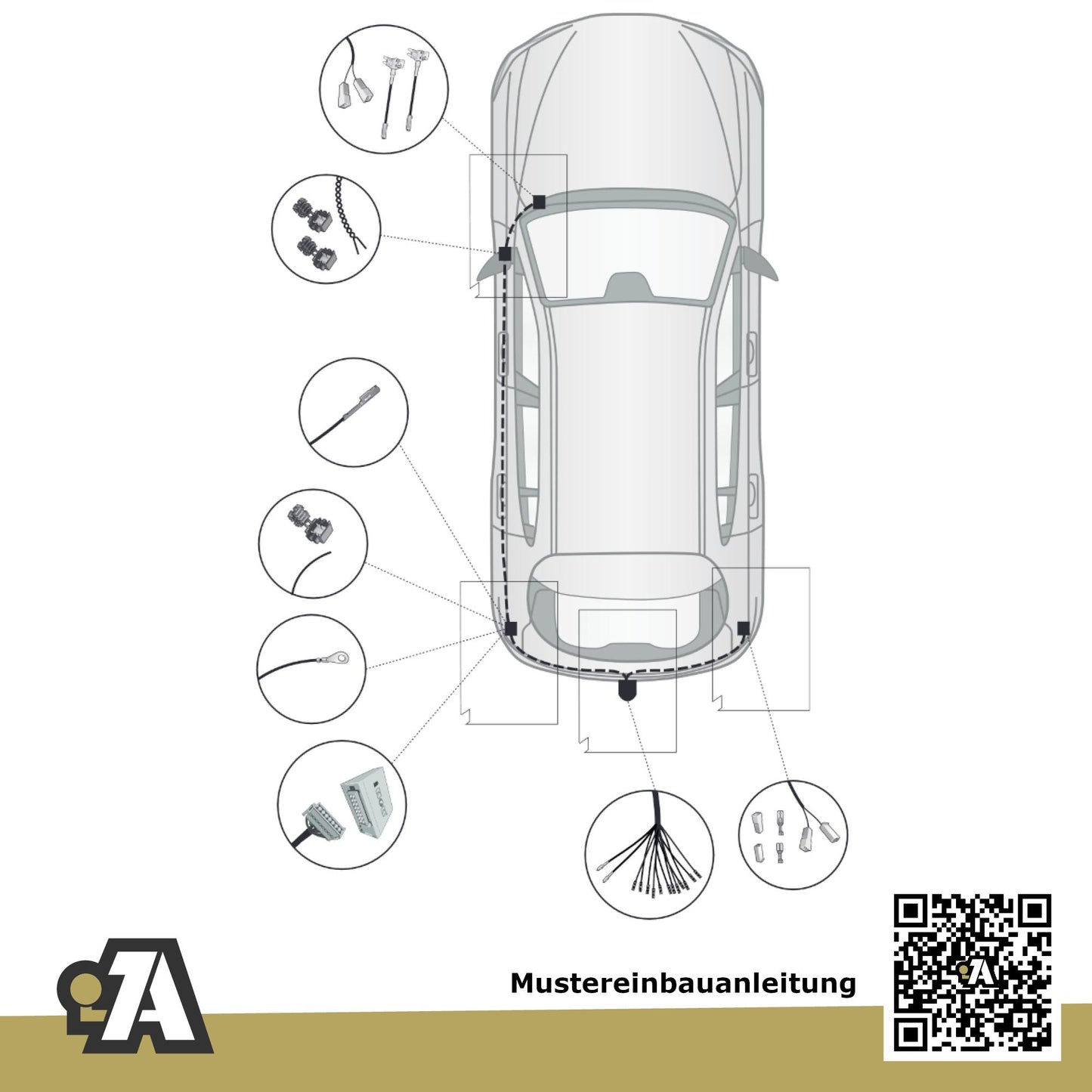 Alfa Tonale 5-Türer (SUV) ab 05.2022 965 BRiNK Anhängerkupplung mit JAEGER Elektrosatz