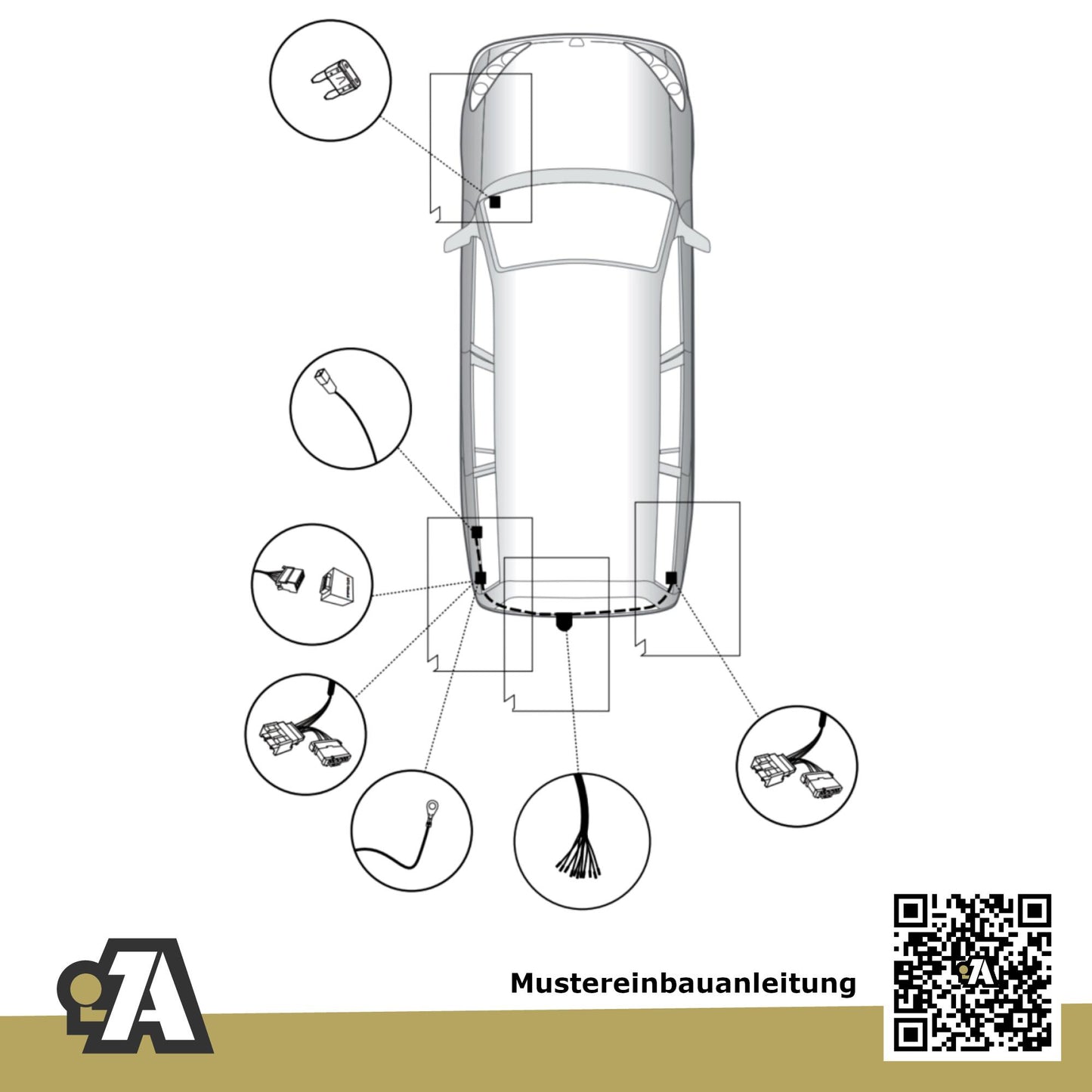 Dacia Sandero 5-Türer (Fließheck) 01.2013-11.2016 5S BRiNK Anhängerkupplung mit JAEGER Elektrosatz