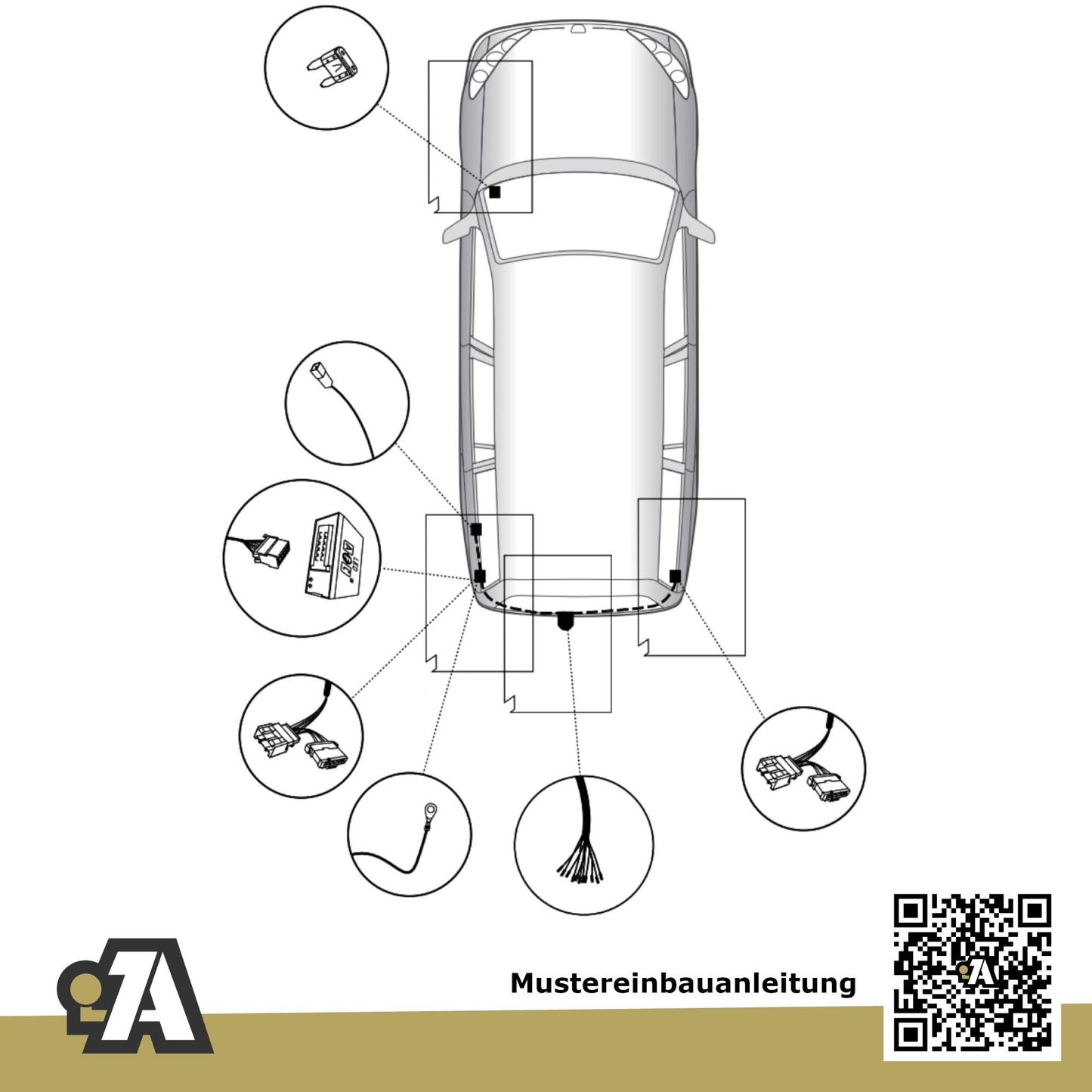 Dacia Logan MCV II 5-Türer (Kombi) 09.2013-10.2020 - BRiNK Anhängerkupplung mit JAEGER Elektrosatz
