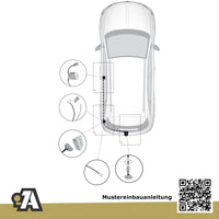 DS DS7 Crossback 5-Türer (SUV) ab 02.2018 J / X74 BRiNK Anhängerkupplung mit JAEGER Elektrosatz