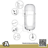 Jeep Compass 5-Türer (SUV) ab 08.2017 MP / M6 BRiNK Anhängerkupplung mit JAEGER Elektrosatz