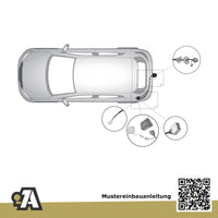 MG HS / EHS 5-Türer (SUV) 11.2020-09.2024 AS23 BRiNK Anhängerkupplung mit JAEGER Elektrosatz