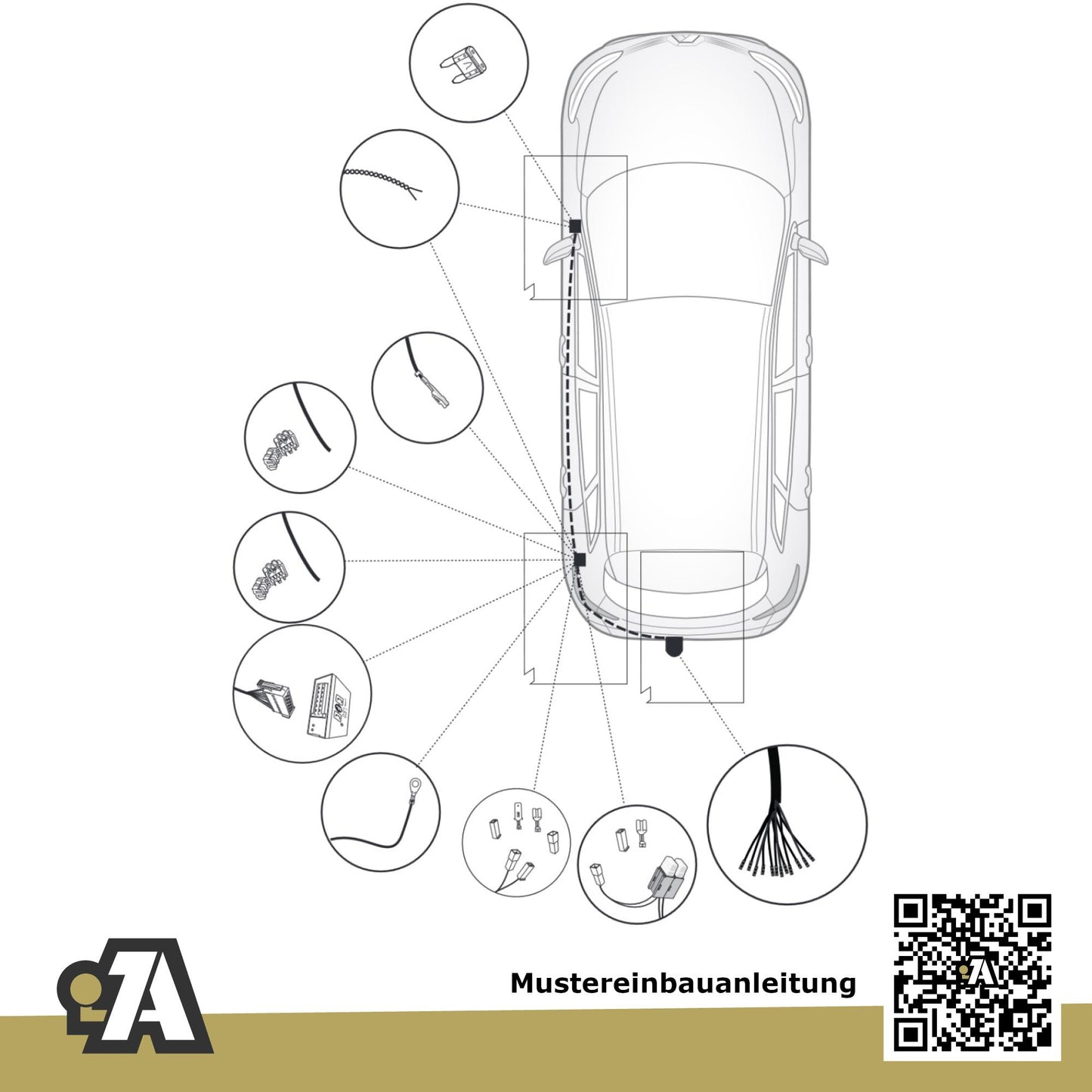 Renault Scenic 5-Türer (Kompaktvan) 10.2016-12.2022 J9_ BRiNK Anhängerkupplung mit JAEGER Elektrosatz