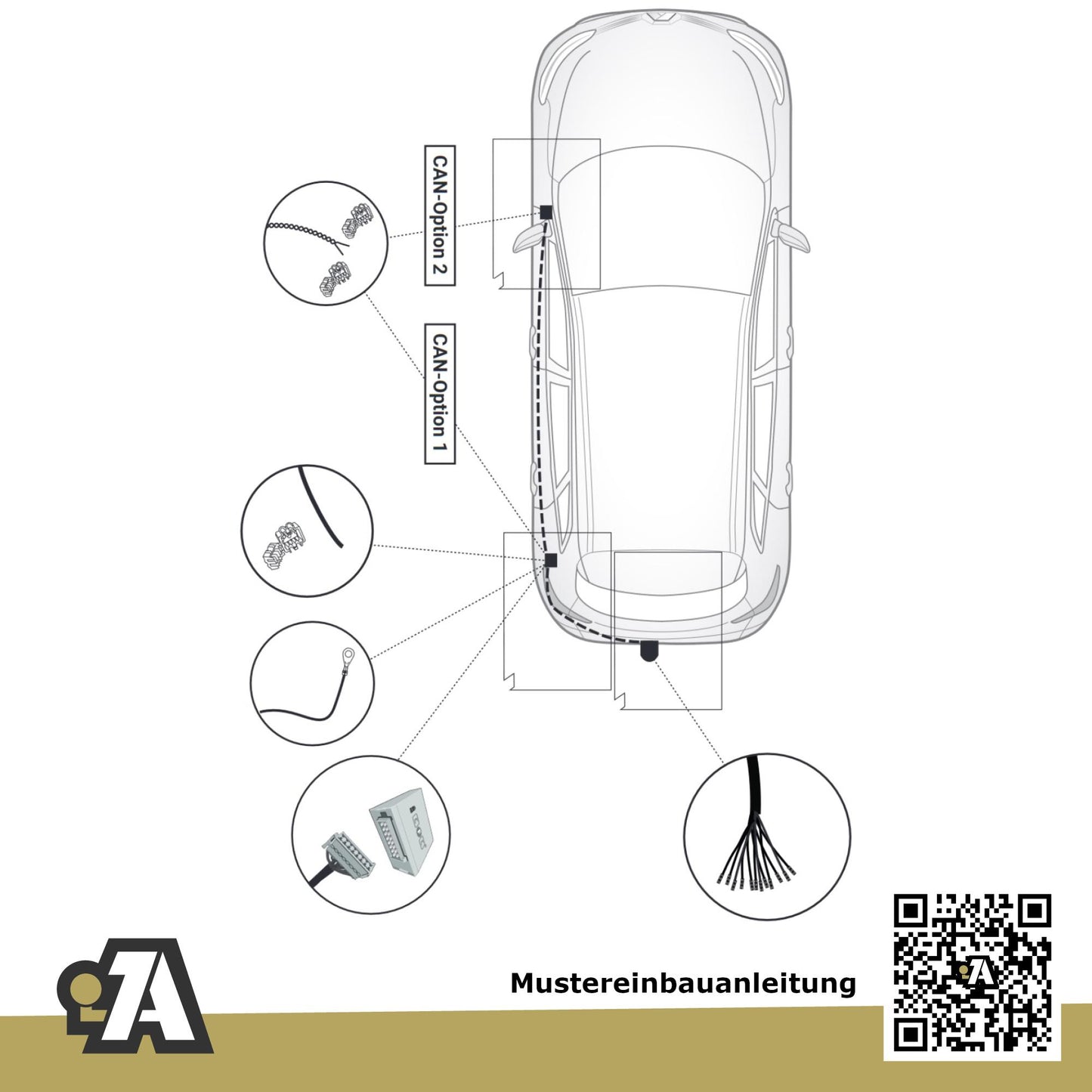 Renault Talisman 4-Türer (Limousine) 01.2016-04.2020 L2M_ BRiNK Anhängerkupplung mit JAEGER Elektrosatz