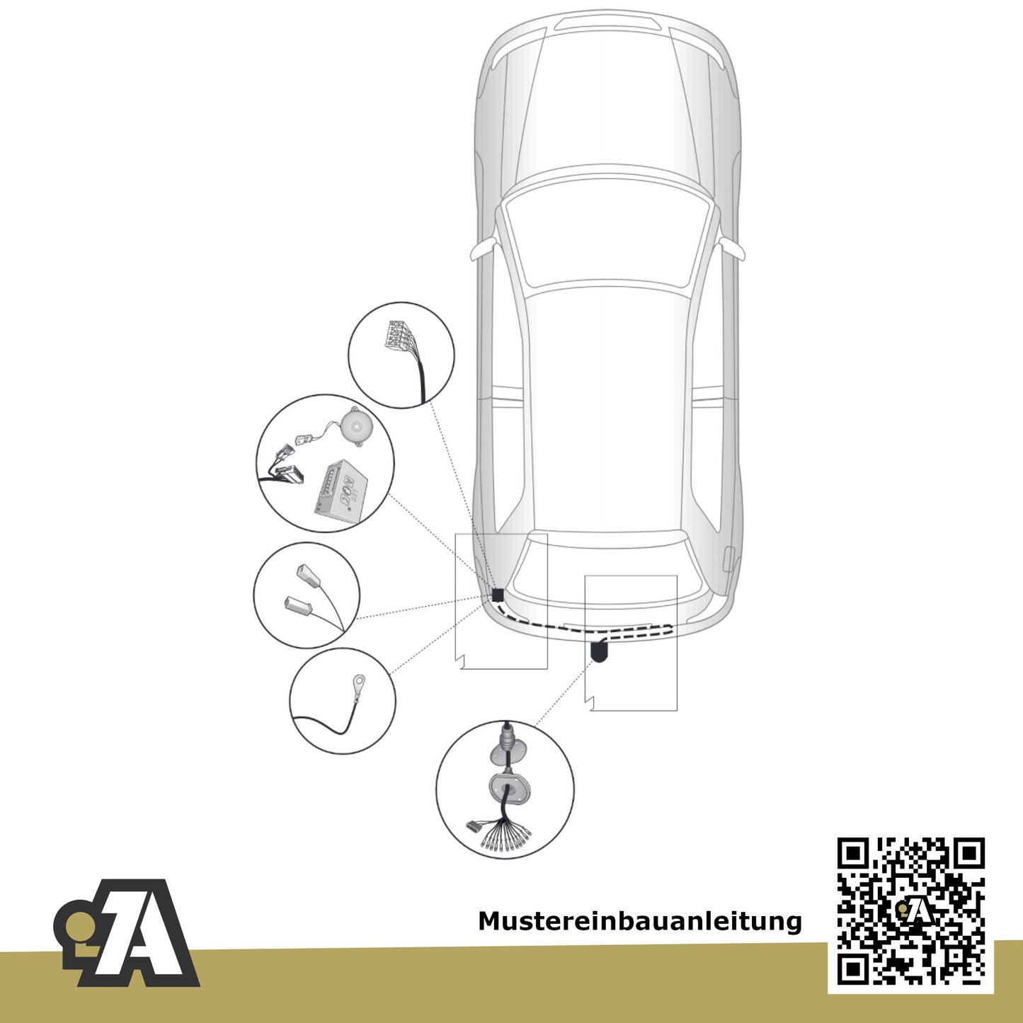 Subaru Forester 5-Türer (SUV) ab 12.2019 SK BRiNK Anhängerkupplung mit JAEGER Elektrosatz