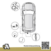 Skoda Yeti 5-Türer (SUV) 09.2009-12.2013 5L BRiNK Anhängerkupplung mit JAEGER Elektrosatz