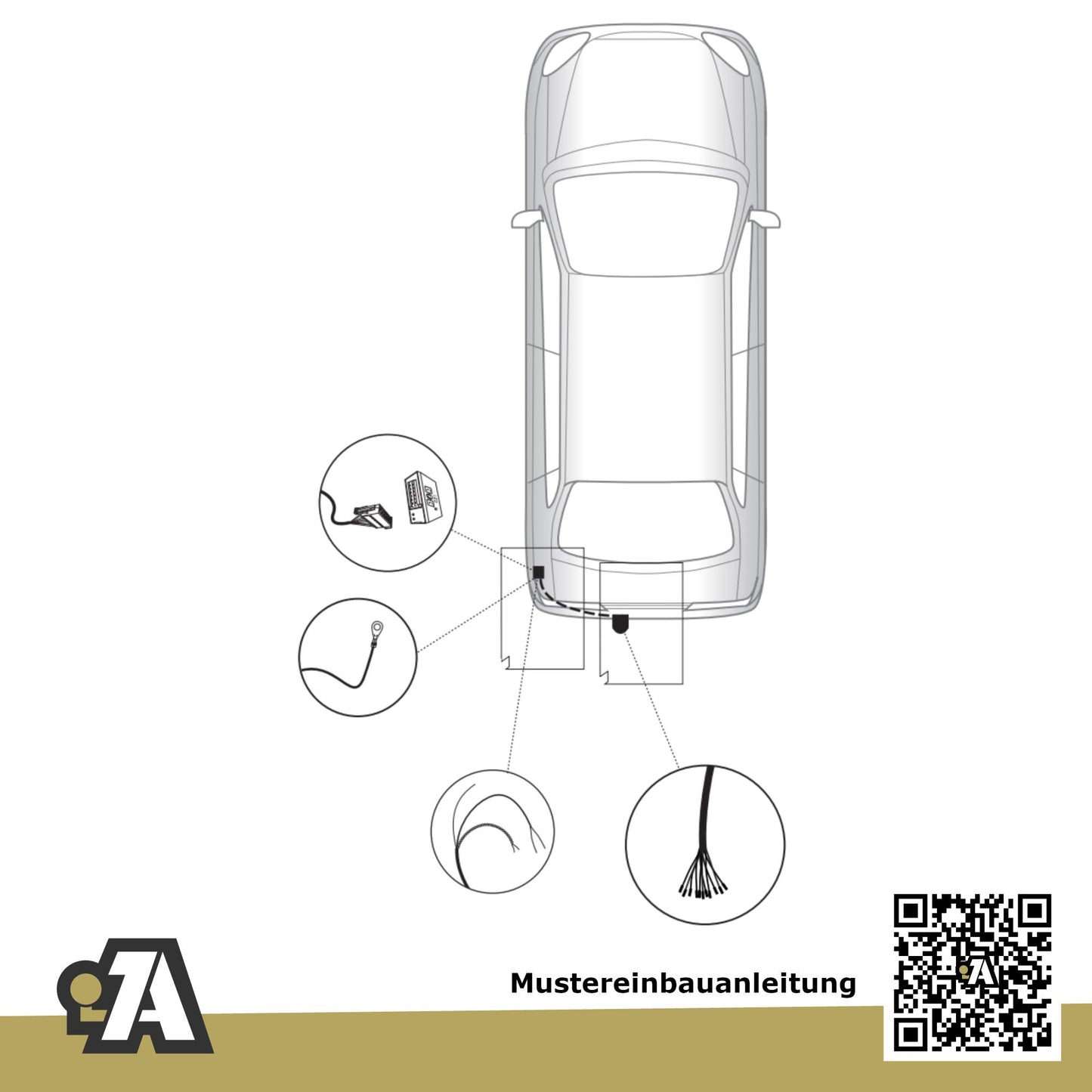 Citroen C5 5-Türer (Kombi) 05.2008-07.2017 TD_ BRiNK Anhängerkupplung mit JAEGER Elektrosatz