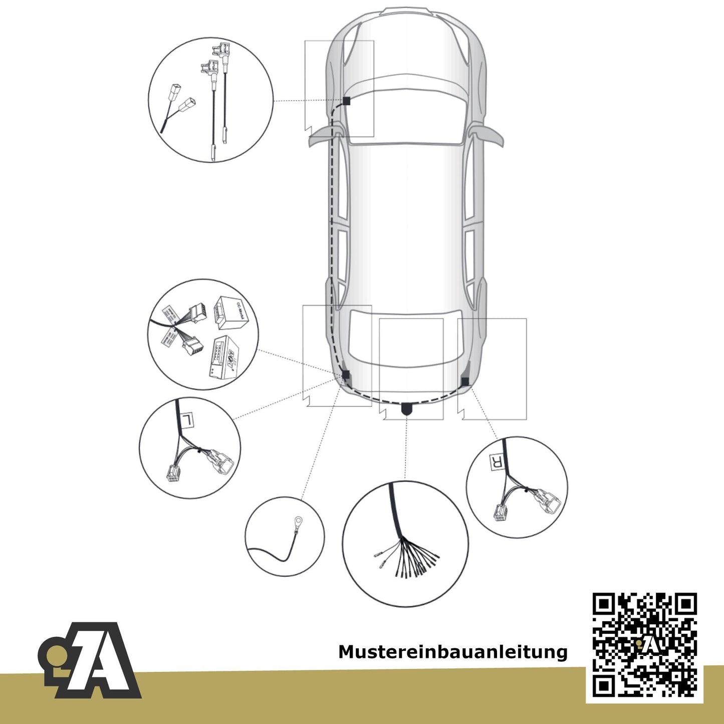 Suzuki Baleno 5-Türer (Fließheck) ab 04.2016 FW / EW BRiNK Anhängerkupplung mit JAEGER Elektrosatz