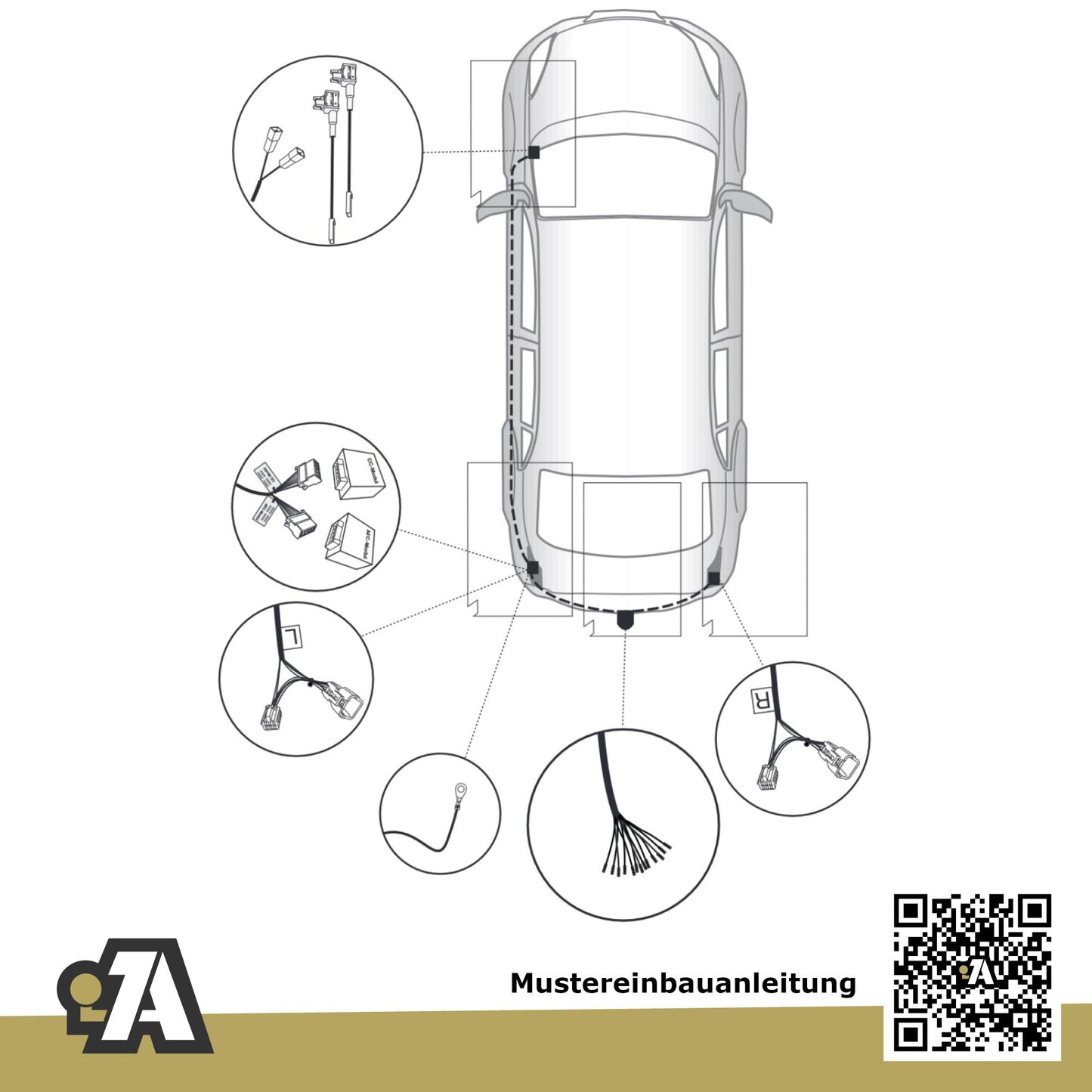 Suzuki Baleno 5-Türer (Fließheck) ab 04.2016 FW / EW BRiNK Anhängerkupplung mit JAEGER Elektrosatz
