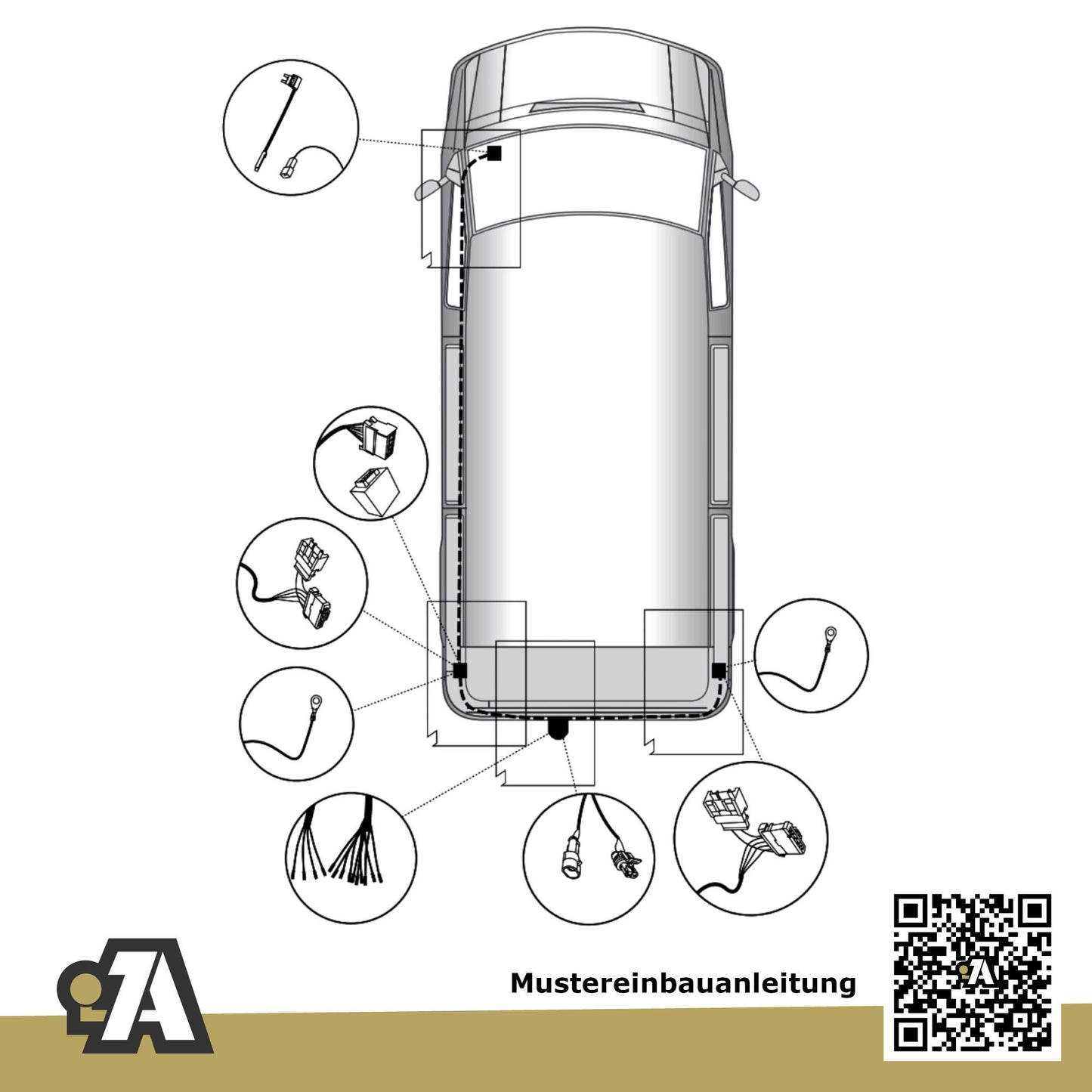 Renault Master Bus / Kasten 09.2006-05.2010 BRiNK Anhängerkupplung mit JAEGER Elektrosatz