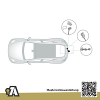 Tesla Model 3 4-Türer (Limousine) ab 01.2024 5YJ3 BRiNK Anhängerkupplung mit JAEGER Elektrosatz