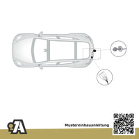 Tesla Model Y 5-Türer (Kombilimousine) 08.2021-04.2024 5YJY BRiNK Anhängerkupplung mit JAEGER Elektrosatz