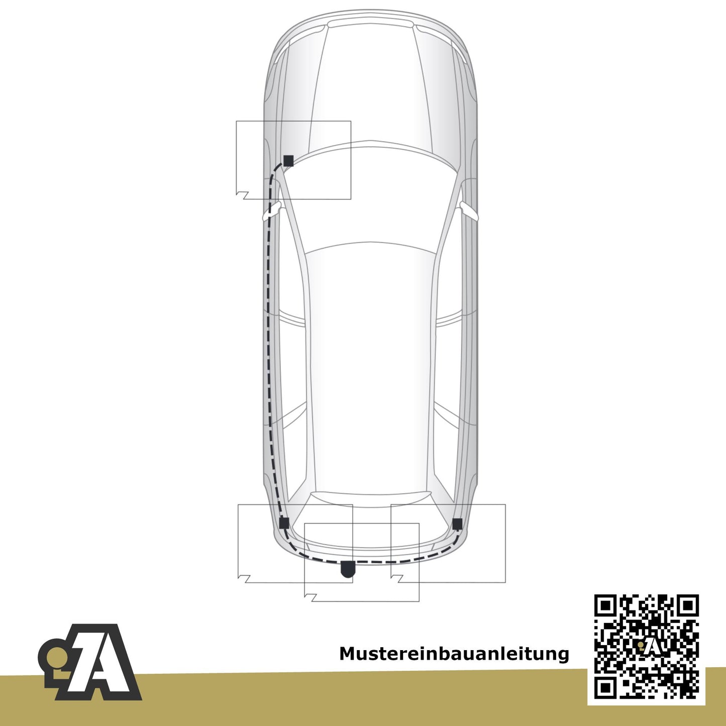 Toyota Avensis 5-Türer (Kombi) 04.2003-12.2008 T25 BRiNK Anhängerkupplung mit JAEGER Elektrosatz