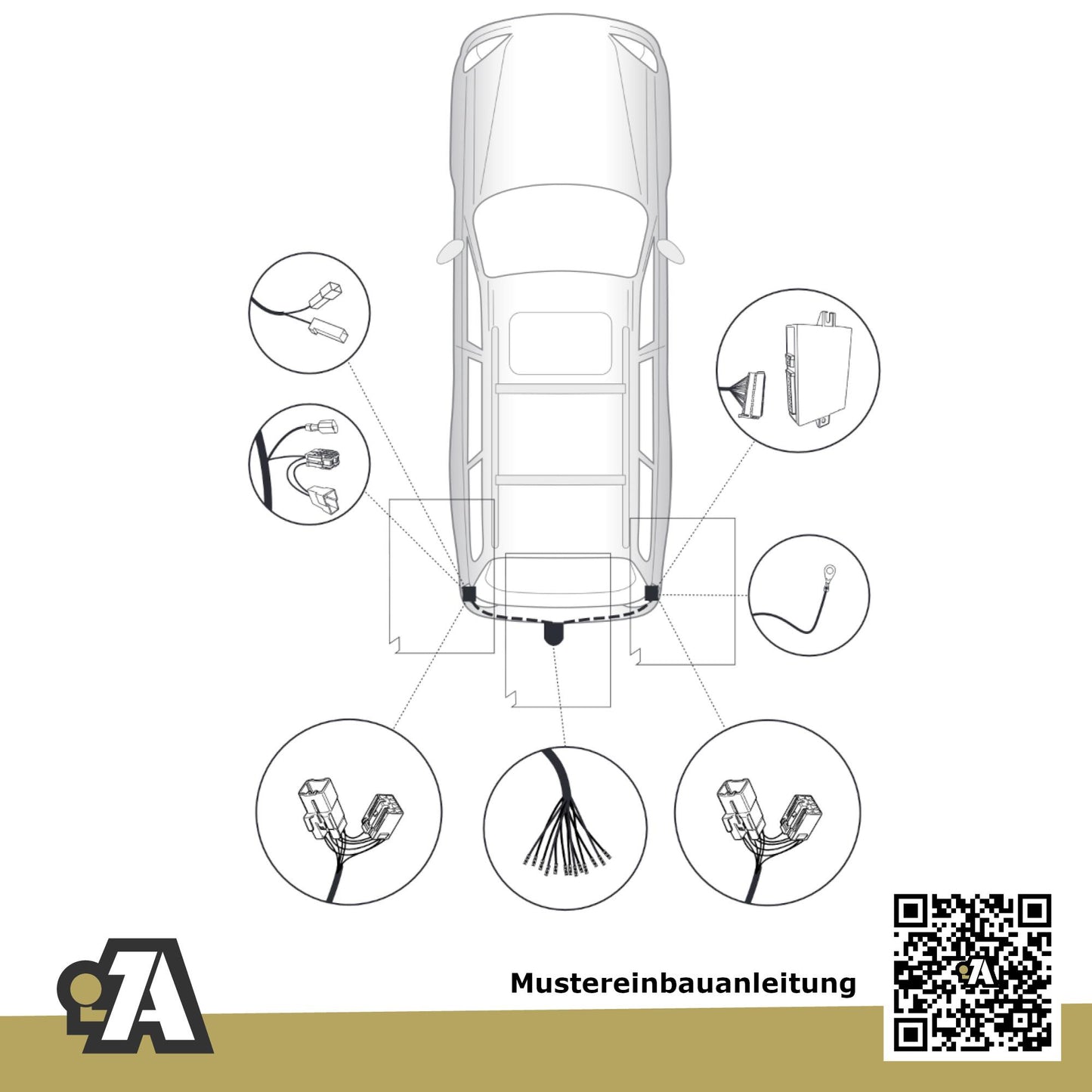 Toyota Land Cruiser V8 5-Türer (Geländewagen) 03.2008-12.2020 J20 BRiNK Anhängerkupplung mit JAEGER Elektrosatz