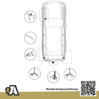 Toyota Verso 5-Türer (Kompaktvan) 04.2009-08.2018 R2 BRiNK Anhängerkupplung mit JAEGER Elektrosatz