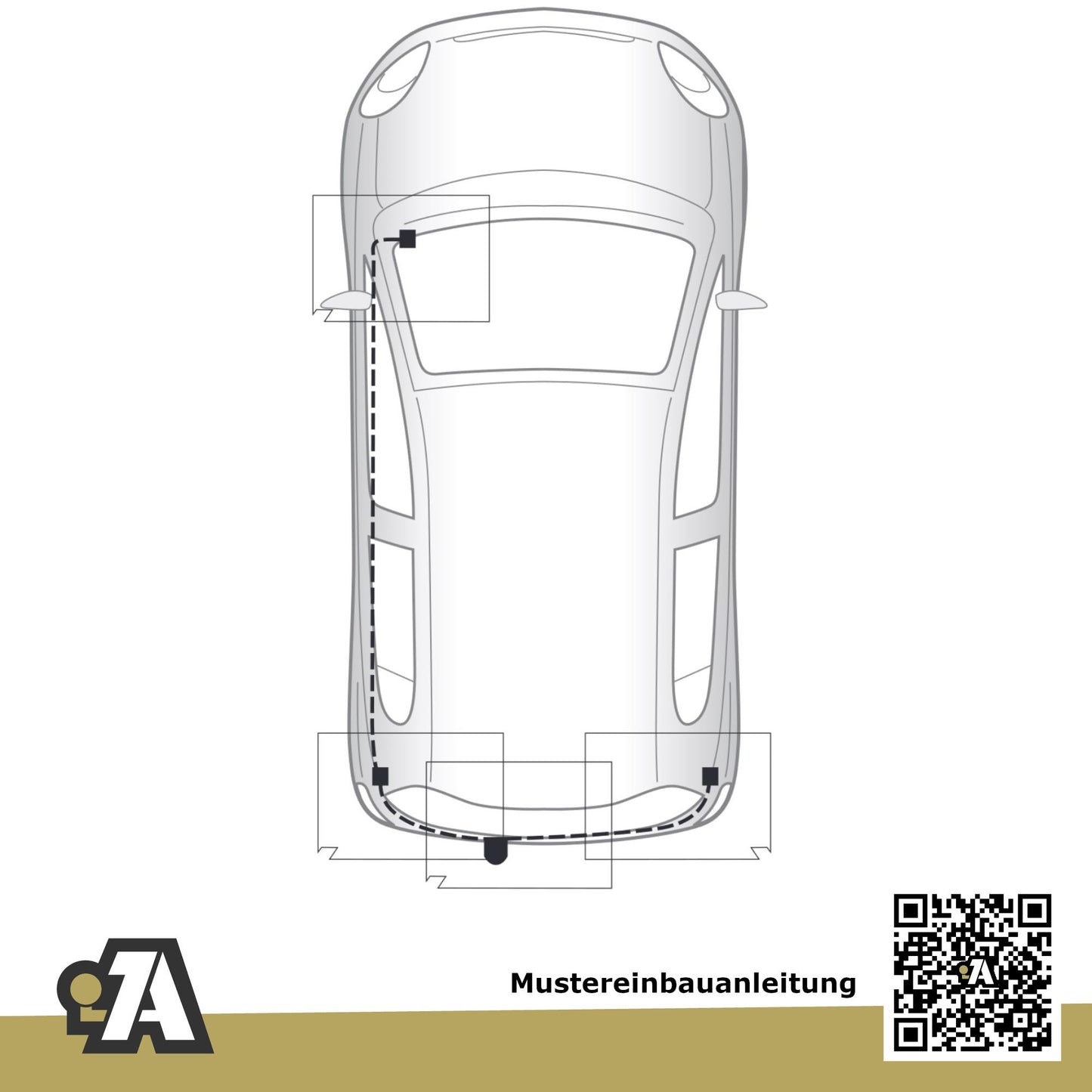Toyota Yaris 3/5-Türer (Fließheck) 01.2006-10.2011 P90 BRiNK Anhängerkupplung mit JAEGER Elektrosatz