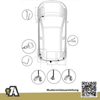 Toyota Yaris 3/5-Türer (Fließheck) 10.2011-07.2014 P13/P15 BRiNK Anhängerkupplung mit JAEGER Elektrosatz