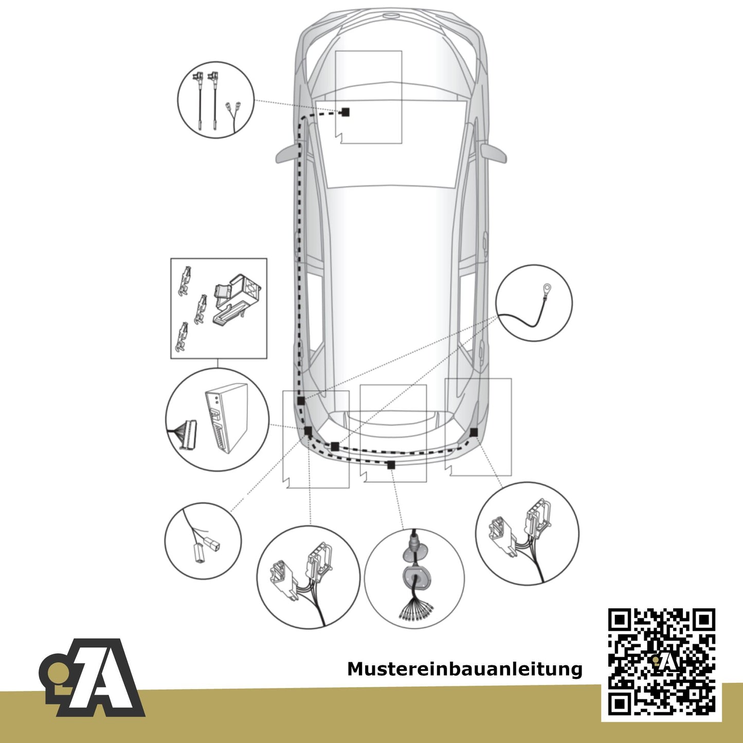 Toyota Auris 5-Türer (Fließheck) 01.2013-12.2018 E18 BRiNK Anhängerkupplung mit JAEGER Elektrosatz
