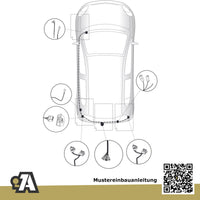 Toyota Yaris 3/5-Türer (Fließheck) 08.2014-03.2017 P13/P15 BRiNK Anhängerkupplung mit JAEGER Elektrosatz