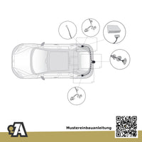Toyota C-HR 5-Türer (Crossover-SUV) ab 11.2023 X2 / H2 BRiNK Anhängerkupplung mit JAEGER Elektrosatz