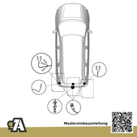 Volvo V70 5-Türer (Kombi) 03.2000-04.2004 P26 BRiNK Anhängerkupplung mit JAEGER Elektrosatz