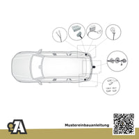 Volvo V90 5-Türer (Kombi) 09.2016-12.2020 235 / 236 BRiNK Anhängerkupplung mit JAEGER Elektrosatz