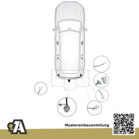 Volvo C40 5-Türer (SUV) 11.2021-05.2024 - BRiNK Anhängerkupplung mit JAEGER Elektrosatz