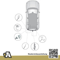 Volvo EX30 5-Türer (SUV) ab 01.2024 416 BRiNK Anhängerkupplung mit JAEGER Elektrosatz