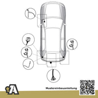 VW Fox 3-Türer (Steilheck) 04.2005-08.2014 5Z1 / 5Z3 / 5Z4 BRiNK Anhängerkupplung mit JAEGER Elektrosatz