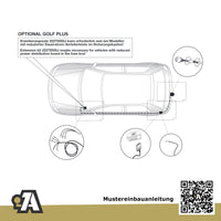 VW Golf V Fließheck 3/5-Türer (Fließheck) 10.2003-10.2008 1K1 BRiNK Anhängerkupplung mit JAEGER Elektrosatz
