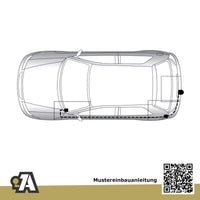 VW Golf VI Fließheck 3/5-Türer (Fließheck) 10.2008-10.2012 5K1 BRiNK Anhängerkupplung mit JAEGER Elektrosatz