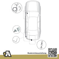 VW CC 4-Türer (Comfort-Coupe) 04.2012-11.2016 3C / B7 BRiNK Anhängerkupplung mit JAEGER Elektrosatz