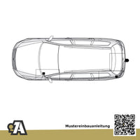VW Touran II 5-Türer (Kompaktvan) ab 09.2015 5T1 BRiNK Anhängerkupplung mit JAEGER Elektrosatz