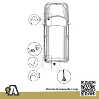 Citroen Berlingo II Kombi / Kasten 05.2008-08.2018 B9 L1 - Länge: 4380mm BRiNK Anhängerkupplung mit JAEGER Elektrosatz
