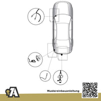 Seat Exeo + ST 4/5-Türer (Limo & Kombi) 03.2009-05.2013 3R BRiNK Anhängerkupplung mit JAEGER Elektrosatz