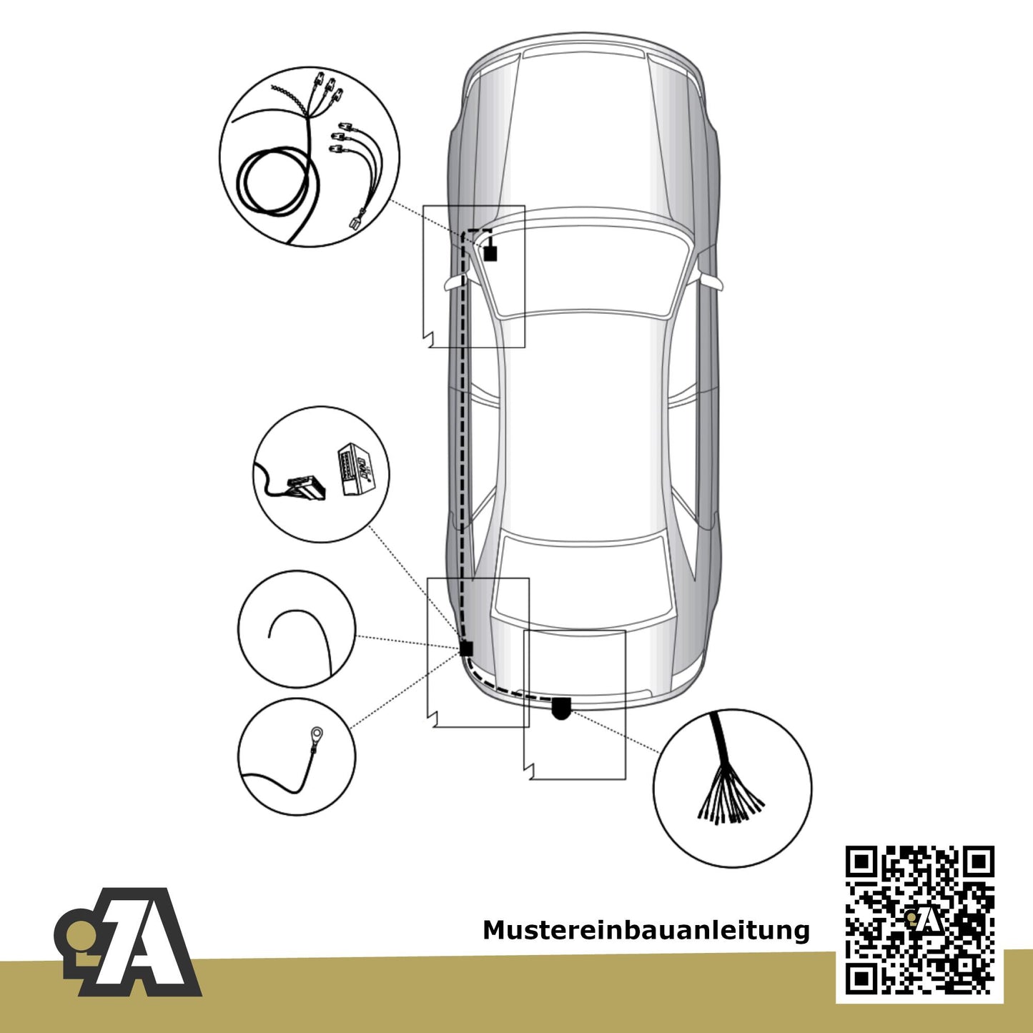 Skoda Octavia Limo & Kombi 5-Türer (Limo & Kombi) 06.2004-05.2013 1Z BRiNK Anhängerkupplung mit JAEGER Elektrosatz
