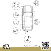 Skoda Roomster 5-Türer (Hochdachkombi) 06.2010-04.2015 5J BRiNK Anhängerkupplung mit JAEGER Elektrosatz