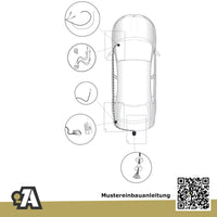 Skoda Rapid Spaceback 5-Türer (Kombi) 10.2013-05.2015 NH1 BRiNK Anhängerkupplung mit JAEGER Elektrosatz
