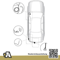 VW Jetta III 4-Türer (Limousine) 08.2005-12.2010 1K2 BRiNK Anhängerkupplung mit JAEGER Elektrosatz