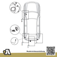 VW Passat B6 4/5-Türer (Limo & Kombi) 04.2005-10.2010 3C BRiNK Anhängerkupplung mit JAEGER Elektrosatz