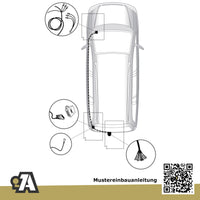 VW Sharan 5-Türer (Kompaktvan) 09.2010-04.2022 7N BRiNK Anhängerkupplung mit JAEGER Elektrosatz