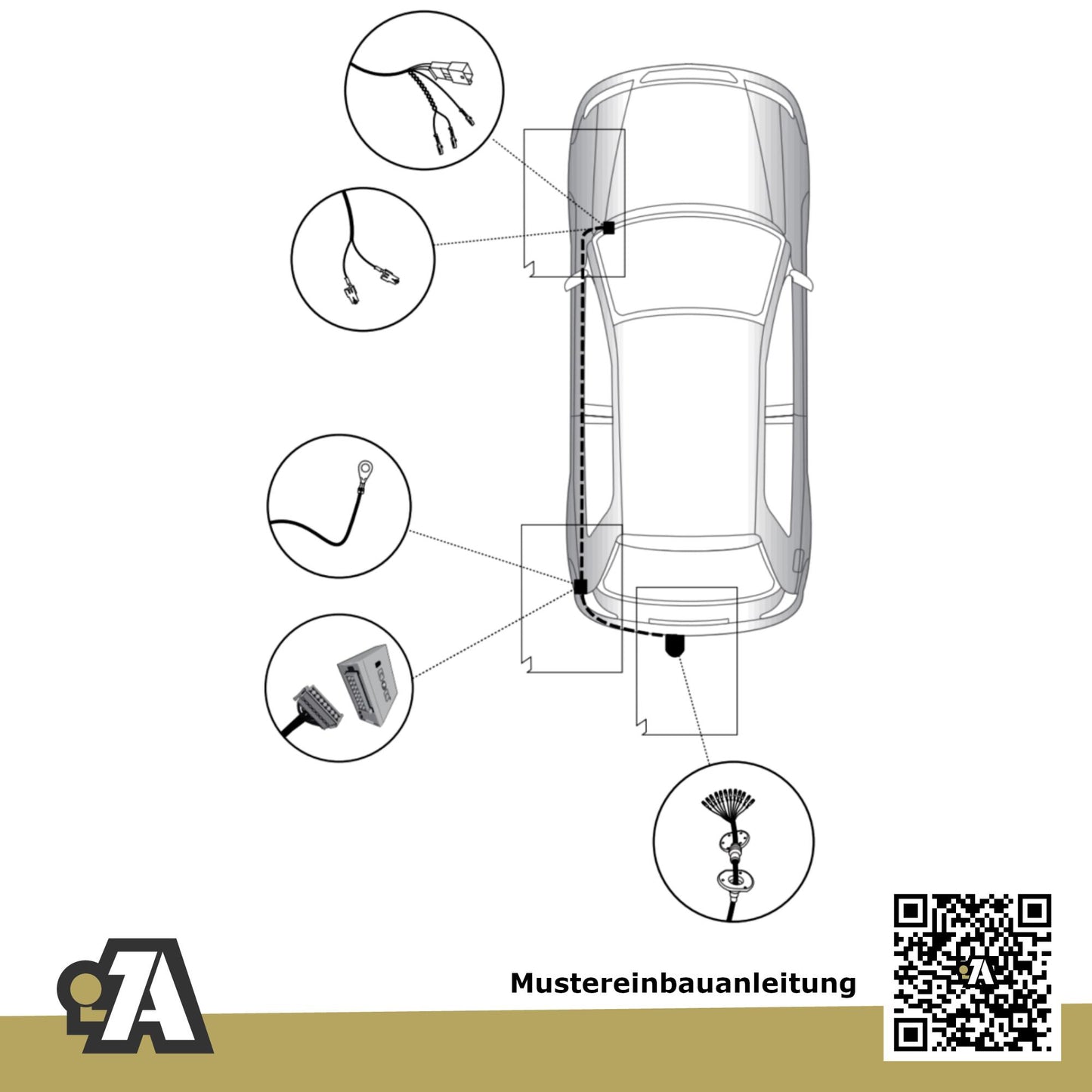 VW Polo V 3/5-Türer (Fließheck) 05.2014-08.2017 6C BRiNK Anhängerkupplung mit JAEGER Elektrosatz