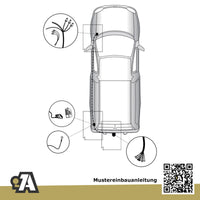 VW Caddy IV Kombi / Kasten 06.2015-08.2020 SA_ BRiNK Anhängerkupplung mit JAEGER Elektrosatz