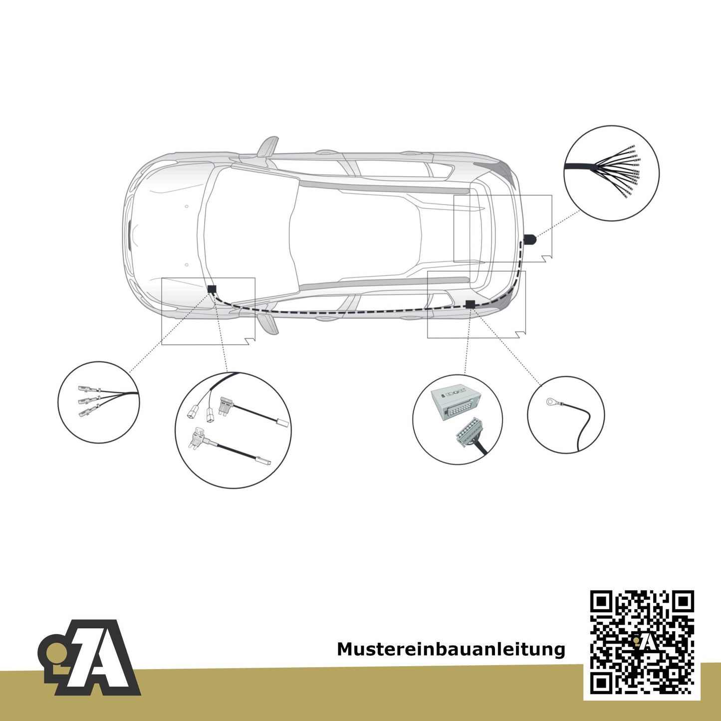 Alfa Junior 5-Türer (SUV) ab 09.2024 FH1 BRiNK Anhängerkupplung mit JAEGER Elektrosatz