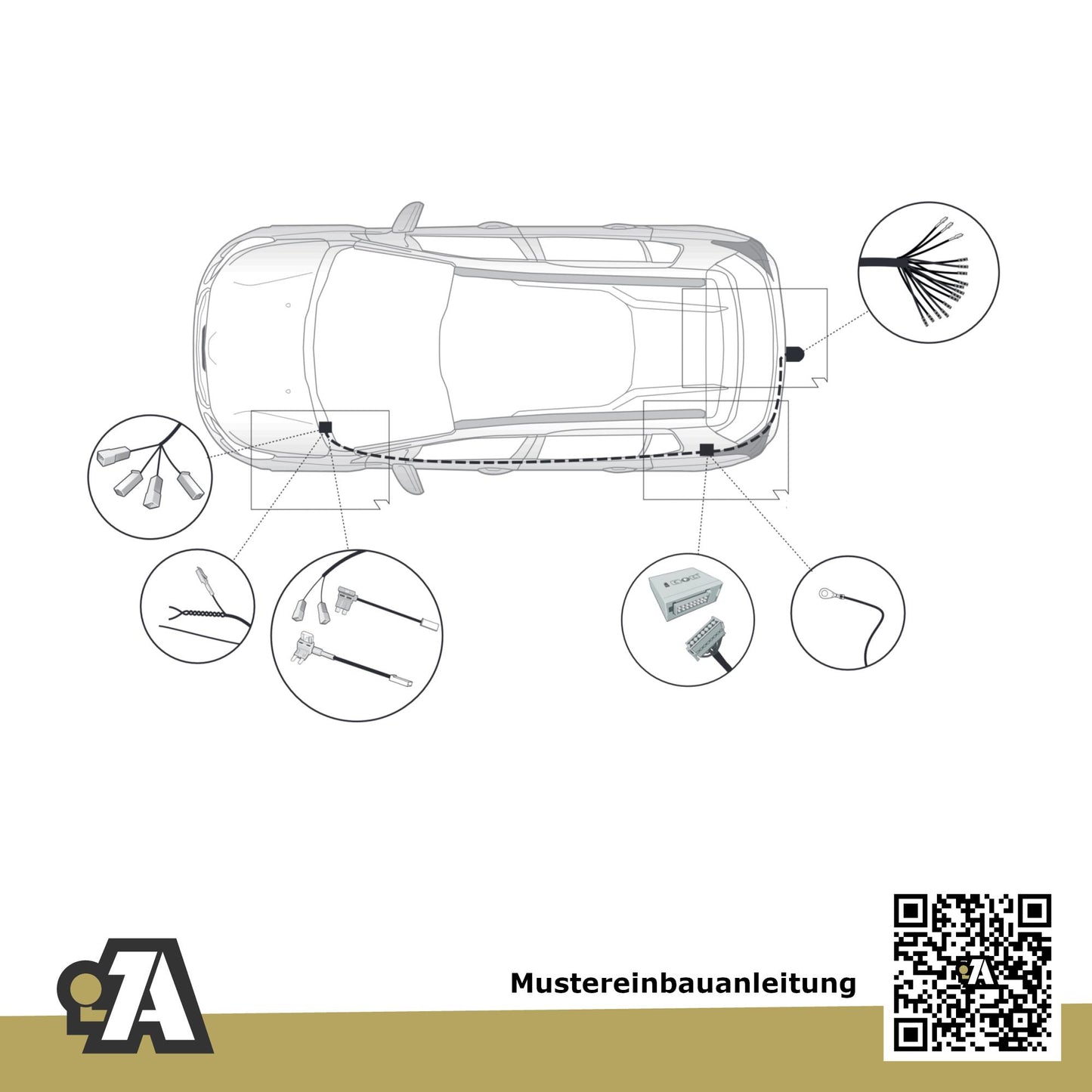 Alfa Junior 5-Türer (SUV) ab 09.2024 FH1 BRiNK Anhängerkupplung mit JAEGER Elektrosatz