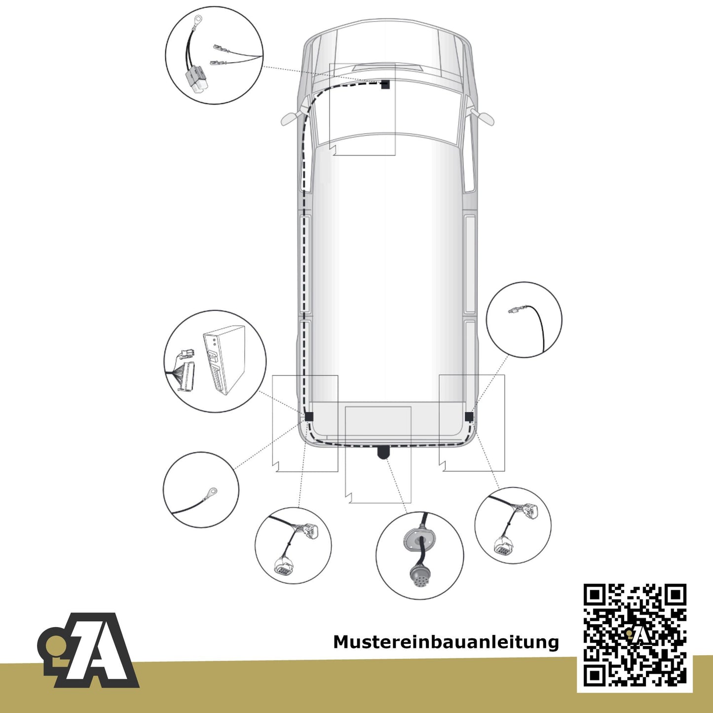 Citroen Jumper Bus / Kasten 02.2011-06.2021 250 - L4/XL BRiNK Anhängerkupplung mit JAEGER Elektrosatz
