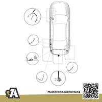 Audi A4 B7 4-Türer (Limousine) 10.2004-10.2007 8EC BRiNK Anhängerkupplung mit JAEGER Elektrosatz