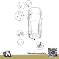 Citroen C3 Aircross 5-Türer (SUV) 11.2017-05.2021 2R_/2C_ BRiNK Anhängerkupplung mit JAEGER Elektrosatz