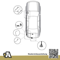 Chevrolet Cruze 4-Türer (Limousine) 05.2009-12.2016 J300 BRiNK Anhängerkupplung mit JAEGER Elektrosatz