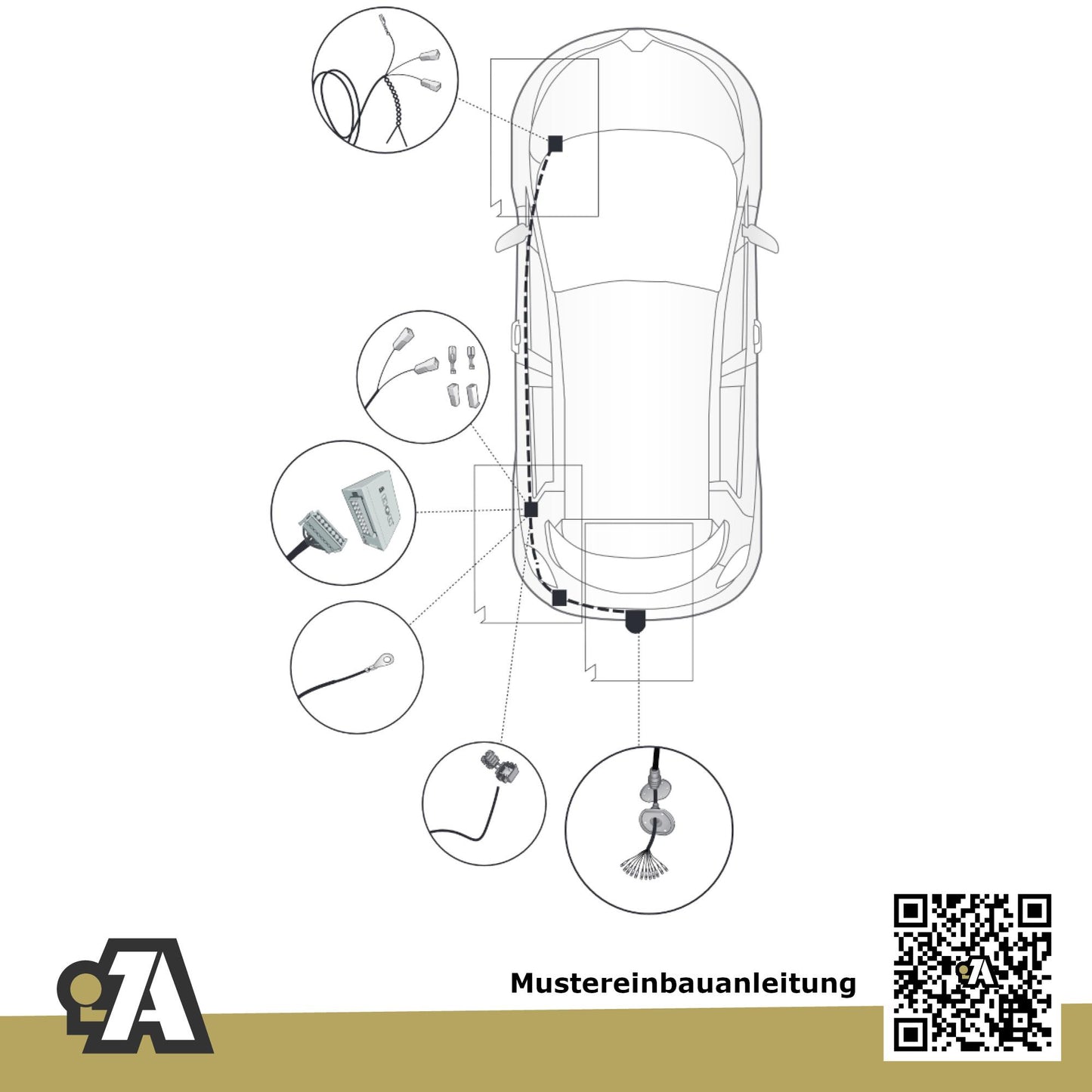Renault Arkana 5-Türer (SUV) ab 03.2021 LCM BRiNK Anhängerkupplung mit JAEGER Elektrosatz